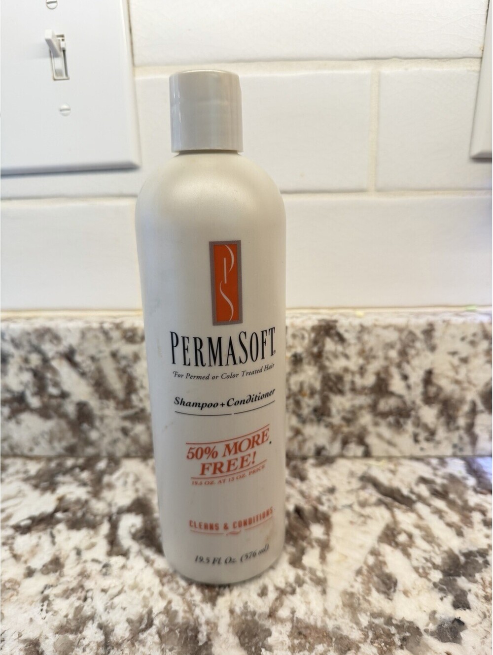 Vintage  Permasoft Perma Soft Shampoo Conditioner Moisturizing 19.5